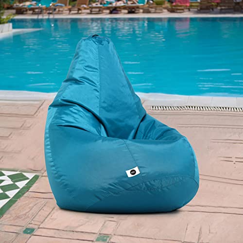 Image of Amazon Brand - Umi. Classic All Weather /Outdoor Bean Bag Cover (Without Beans) Blue, Size- XXXL