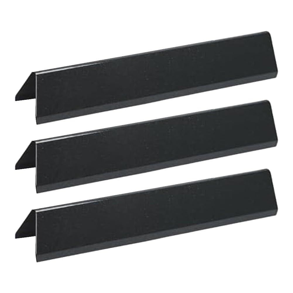 Barra aromatizzante per barbecue a gas Weber Spirit I & II 200, E210, E220, S210, S220, 3 pezzi, nero