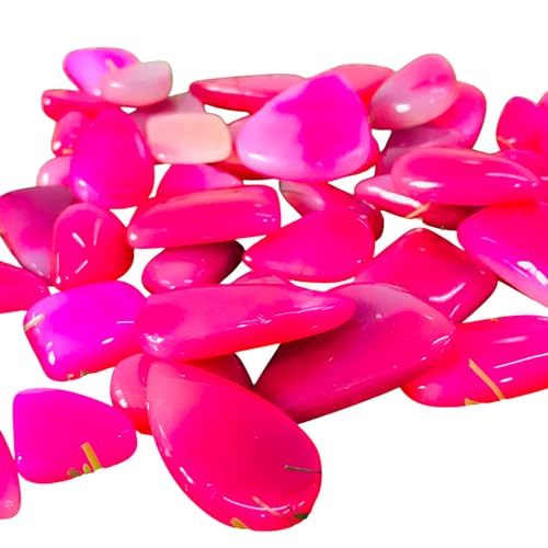 Cabochon en onyx rose naturel de qualité gemme pour la haute joaillerie créative x10