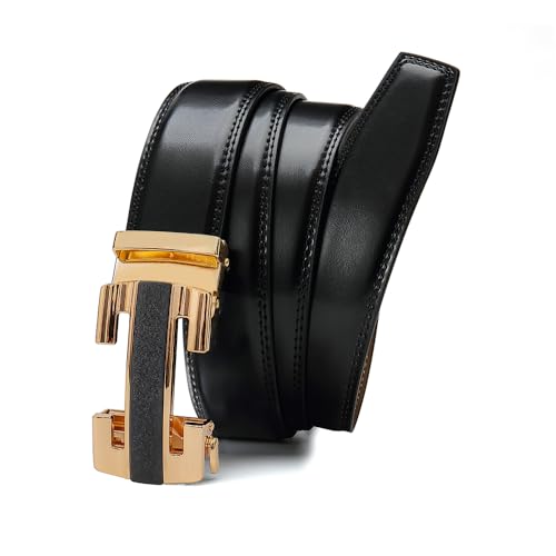 Men's Genuine Leather Dress Belt, Handmade, 100% Cow Leather, Fashion & Classic Designs for Work Business and Casual4