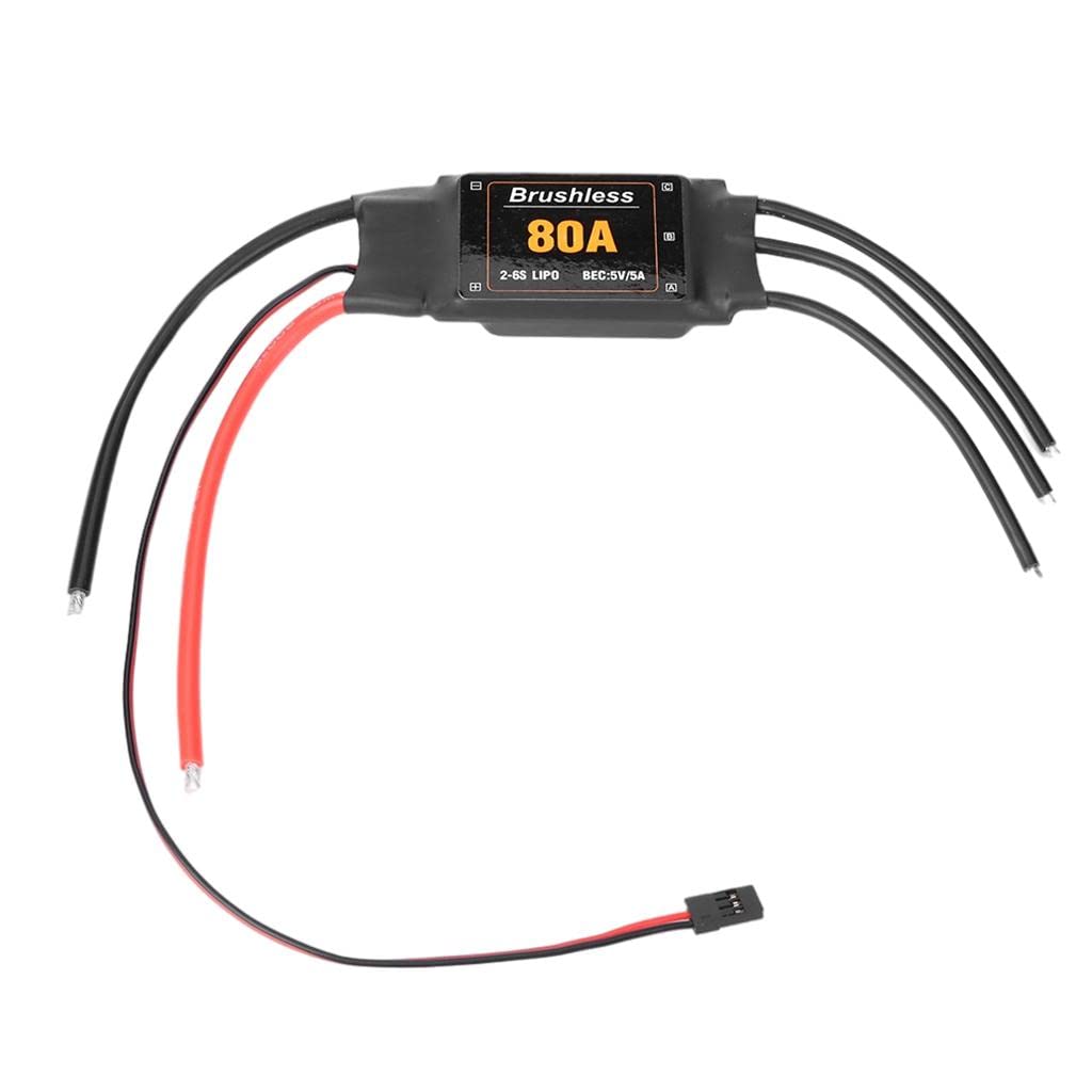 UJEAVETTE® 80A Brushless Esc for Rc FPV Drone Aircraft Quadcopter Toys Parts Components