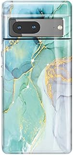 luolnh Pixel 7 Case,Google Pixel 7 Marble Glitter Brilliant Cute Design Soft Silicone Rubber TPU Bumper Cover Phone Case for Google Pixel 7 6.3 Inch(2022) -Abstract Mint
