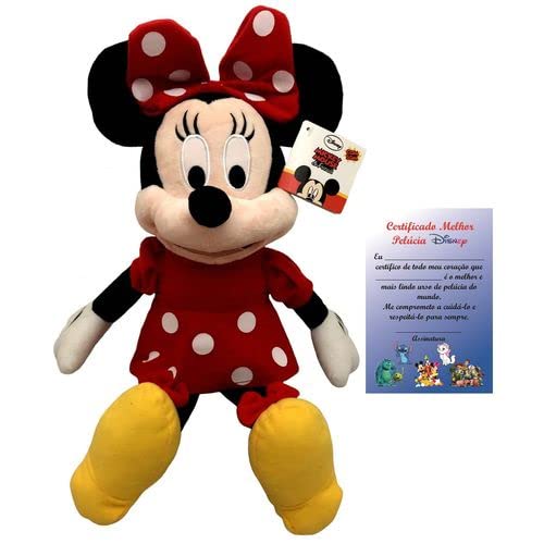 Pel�cia Minnie de 45cm com Som e Falas em Portugu�s Disney