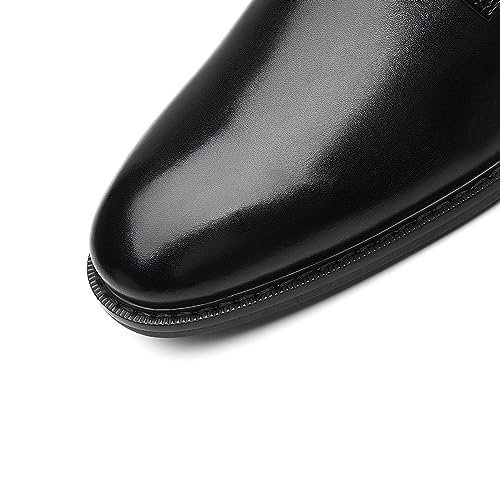 Image of Brown Leather Slip-On Loafers for Men by La Milano