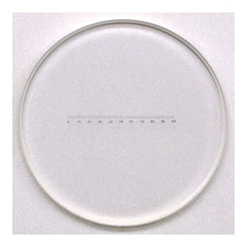 Microscope Microscope Micrometer Slides 20.4mm Optical Glass Eyepiece Reticle Microscope Ocular Micrometer Slides(NO.919)