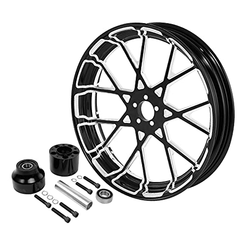 Xmt-Moto 23"X3.5" Front Wheel Rim W/Single Disc Wheel Hub Fits For Harley Touring Road King Ultra Cvo Limited Street Glide Road Glide Fltr/Flht/Flhr/Flhx Without Abs Models 2008-2021 #TOP3