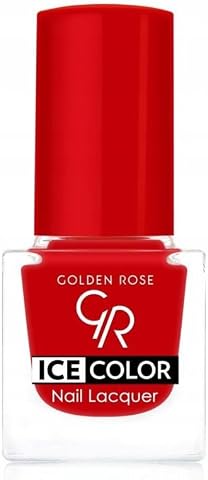 Golden Rose Ice Color Nail Lacquer No: 124 - Parlak Bitişli Mini Oje 6 ml