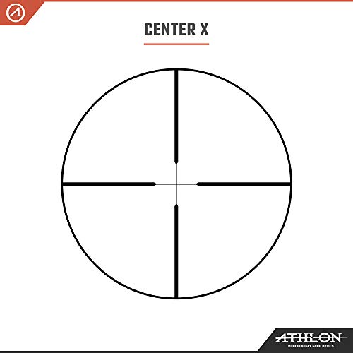 Athlon Optics , Neos , Riflescope , 4-12 X 40 Second Focal Plane (Sfp) 1" Tube, Center X Reticle , Black #TOP6