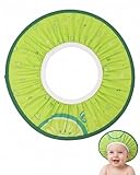 RAMGLYO Cappello Doccia Bambini, 1 pz Verde Regolabile, Visiera Impermeabile Proteggi Occh...
