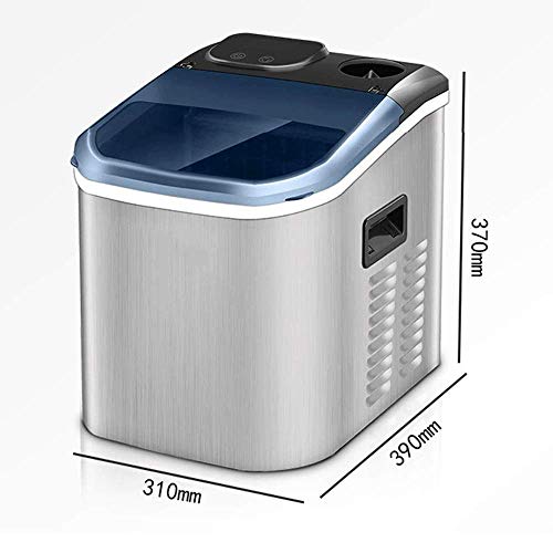 MHGD Eiswürfelbereiter Automatische Eisbereiter, Edelstahl-Arbeitsplatte, selbstreinigende tragbare Eismaschine, 100 W… – Bild 7