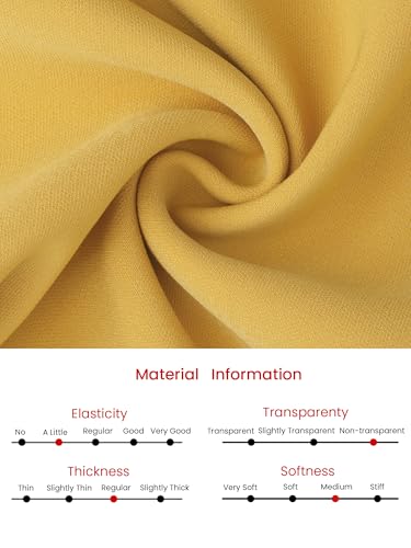 Image of Hobemty Women's Wrap Dress A-Line Pleated Midi Long Sleeve Dresses