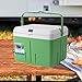 Menolana Portable Cooler Box Food Preservation Box Lightweight for Outdoor Picnic with Lock Lid Versatile Cold and Hot Insulated Case, 13L