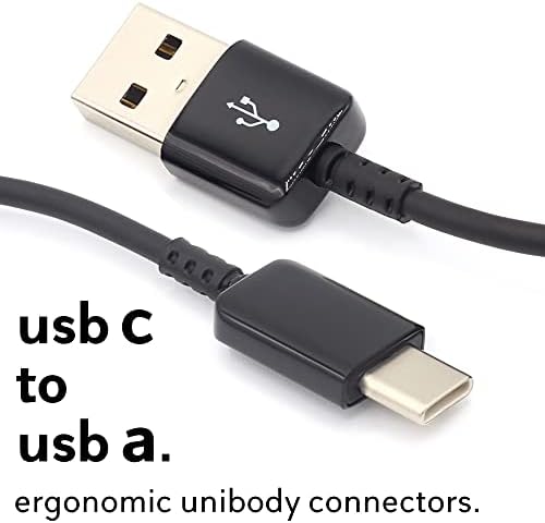 SPARKED 1.2m Charger Cable USB C for Anker Soundcore 3 Speaker, Motion Boom/Plus, Mini 3, Flare 2, Boost & PowerConf S3, S500, H700, H500, Type C to A Replacement Charging Fast Charge UK Wire, Black