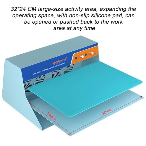 Vertikale Laminar Flow Hood für Handy Reparatur | Dual Fan Clean Bench Workstation | Einstellbare LED-Helligkeit, staubfreie Umgebung