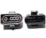 Davitu Cables, Adapters & Sockets - Facrory Price FEP Series PBT Black 4 Pin Female Wire Connector Motorcycle With Pins and Wire Seals
