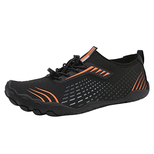 Chaussures bateau pour homme imperméables orange contre la transpiration 45
