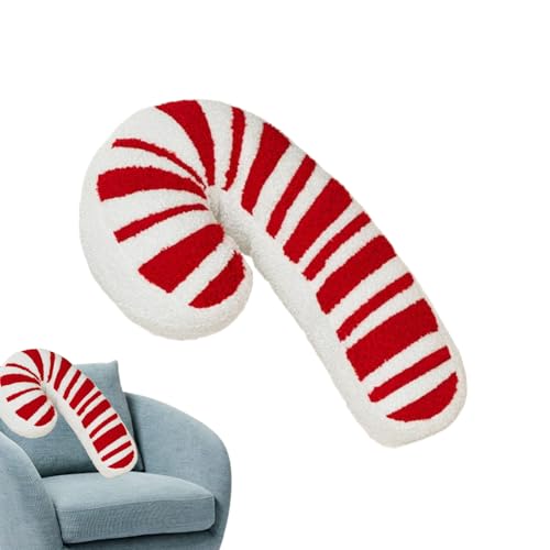 クリスマス 抱き枕 | ソフト で キュート な ふわふわ クッション - ロリポップ 形 プラッシュ クッション ソファ 用 | ベッド ソファ リビングルーム ベッドルーム パティオ ステージ 新築祝い 誕生日 用