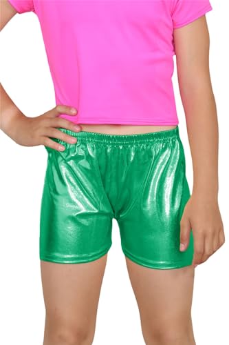 Short de butin vert jade pour compétitions danse et pom-pom girl