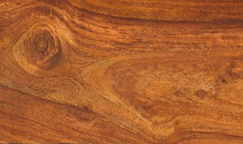Image of Douceur Furnitures Solid Sheesham Wood Coffee Table for Living Room | Wooden Centre Table & Tea Table for Hallway, Balcony, Home, Office, Hotel & Cafe | Honey Teak Finish