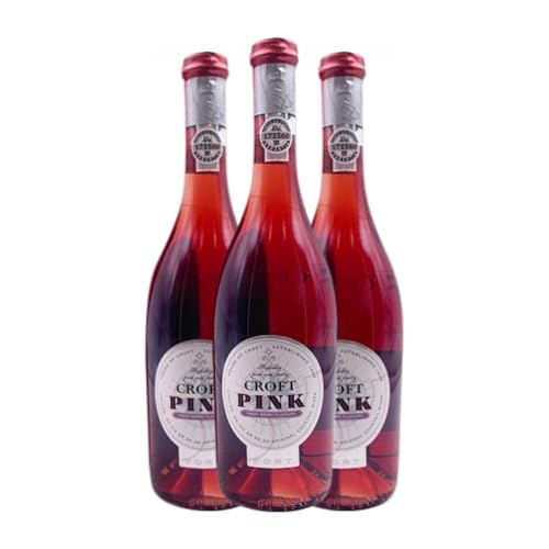 Croft Port Pink Cocktail Porto 75 cl Vino generoso (Caja de 3 Botellas de 75 cl)