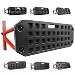 JASCOPRO Soccer Rebounder Board, Portable Dual Surface Rebounder with Adjustable Angle (60°-120°) - Football Training Equipment with 6 Rebound Modes for Control, Passing Practice with 2 Sandbags