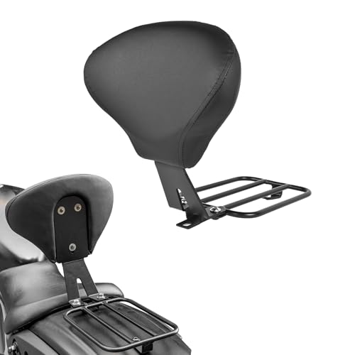 WOLFLINEMOTO Motorcycle Sissy Bar Luggage Rack Fit for Eliminator 450 500 EL450 2024 2025 Detachable Quick Driver Backrest Rear Rest