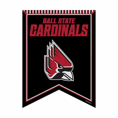 Rico Industries NCAA Ball State Cardinals 18" X 24" Rafter Felt Pennant