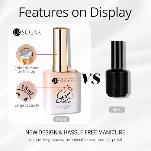 UR SUGAR Glassy Cat Magnetic Eye Gel Polish 15ml miniatura 5
