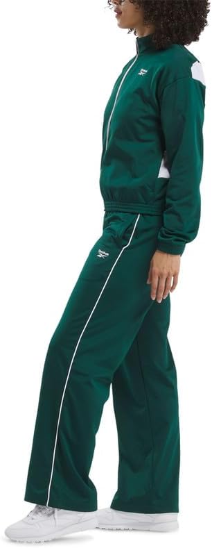 Reebok Women's Identity Tricot Track Pants (Collegiate Green, X-Large)