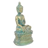 Statue de bouddha bénédiction : présente une taille compacte, sans prendre trop de place sur le bureau, figurine de bouddha sakyamuni