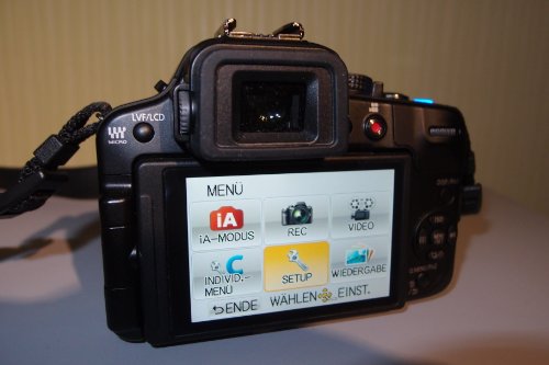 Panasonic Lumix DMC-G3KEG-K Systemkamera (16 Megapixel, 7,5 cm (3 Zoll) Touchscreen, elek. Sucher) Geh&auml;use schwarz inkl. Lumix G Vario 14-42mm Objektiv