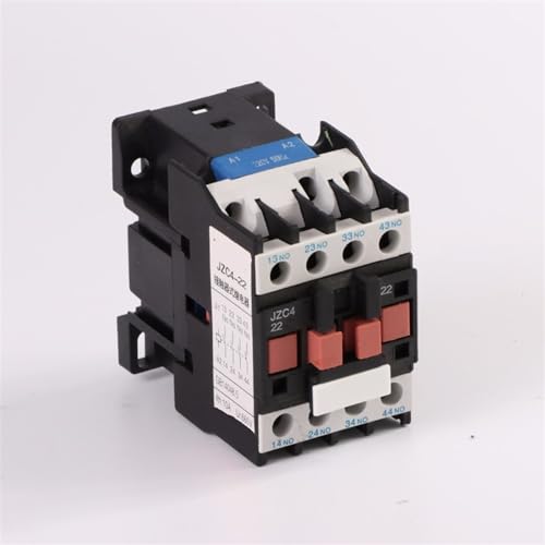 Contactor de CA trifásico JZC4-22 con contactos 2NO+2NC y bobina de CA de 24V