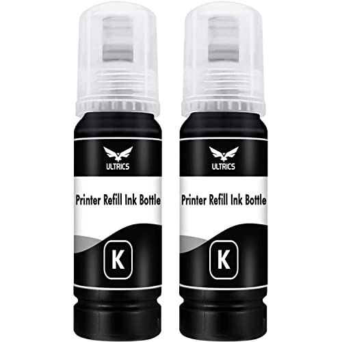 ULTRICS Printer Refill Ink, Universal Bulk Refillable Ink Kit for Refilling Ink Cartridges and CISS Systems Compatible with Epson Canon Brother Dell HP Lexmark Kodak Xerox (Black)