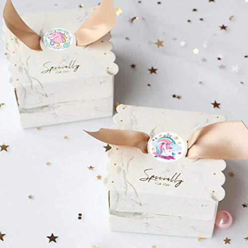 1000 Pieces Unicorn Stickers For Kids, Cute Unicorn Label Stickers Diy Stickers, 1 Inch Self Adhesive Decoration Stickers For School Birthday Party Gift Bag Decoration (1 Inch-1000Pcs, 10 Style) #TOP5