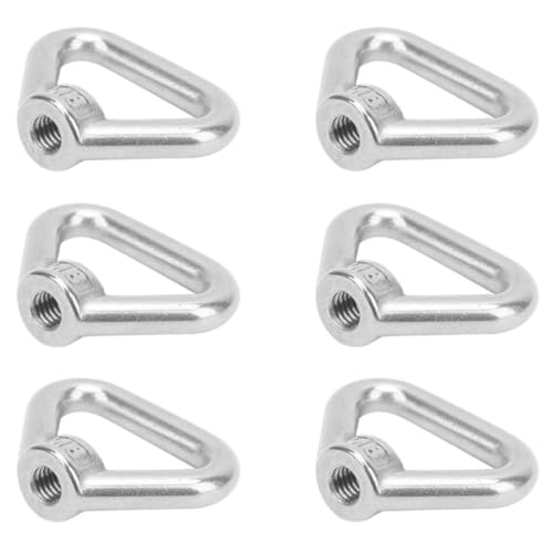 Écrous à œil M8 inox anti-rouille pour fixation triangulaire filetée