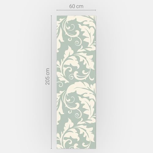 Vinilo para nevera de 60x205 cm con estampado botánico elegante y resistente para cocina 5