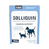 Nutramax Solliquin Calming Behavioral Health Supplement for Small to Medium Dogs and Cats With L Theanine Magnolia Phellodendron and Whey Protein Concentrate 75 Soft Chews