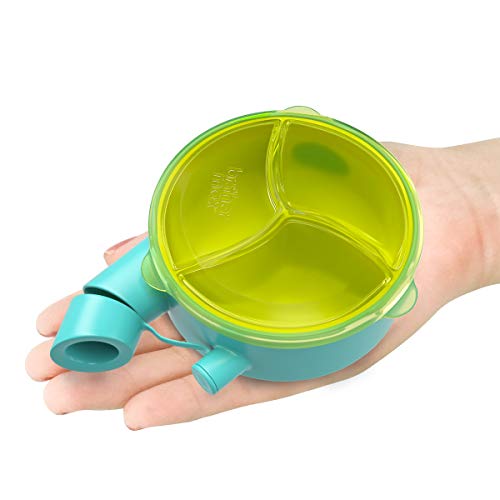 Brother Max Baby Milk Powder Formula Dispenser Snack Cup, Blue/Green.