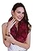 Tourance Women's Long Scarf 90" x 7" Garnet (Red)