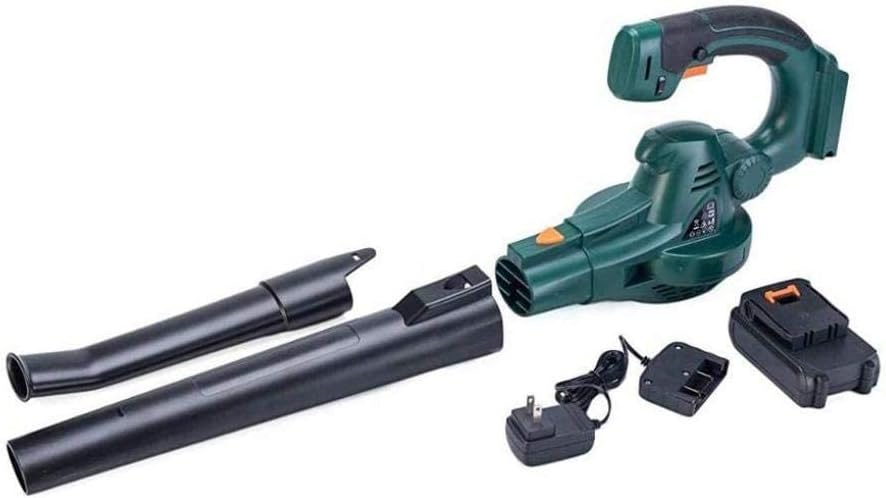 Cordless Leaf Blower Household Dust Blower Electric Snow Blower Leaf Blower Handheld Two-Speed Adjustable Leaf Blower A (A)