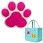 Pink Footprint