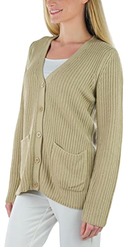 Image of ToBeInStyle Women's Warm Heavy Knit Long Sleeve Cardigans