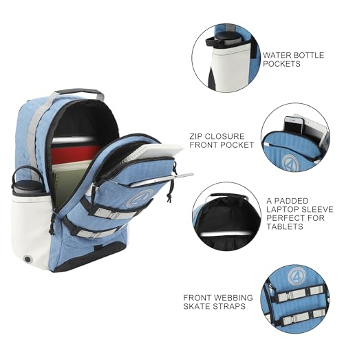 Fantastic Four Team Logo 17.5" Blue Adult Backpack3