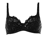 barbara bh paris  Barbara Damen Bügel BH Blütenstickerei Schwarz 75 Cup C
