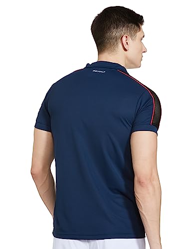 REVOLT Men's Soft & Comfortable Polo T-Shirt - with Logo Branding