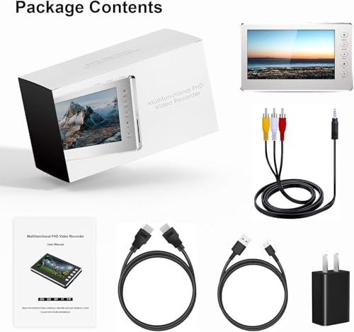 VHS to Digital Converter, Video to Digital Converter,1080P Video Device, Analog to Digital Video Converter, Video & Audio Recording from VCR, VHS, DVD, Tapes, Hi8, Camcorders, Gaming Systems - Thumbnail 6