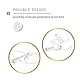 Doppeldildo XXL: Dildo transparent doppeldilos für frauen Riesendildo Long dildo 30cm Big dildo frauen Lesben sex spielzeuge Realistischer dildo groß Doppel dildo XXL Big dildo Realistic dildo D15-5