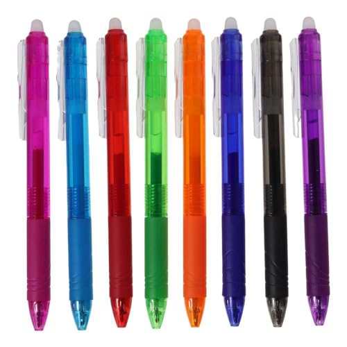 okhobby 8PCS Bolígrafo Gel Retráctil Borrable 0.7mm miniatura 1