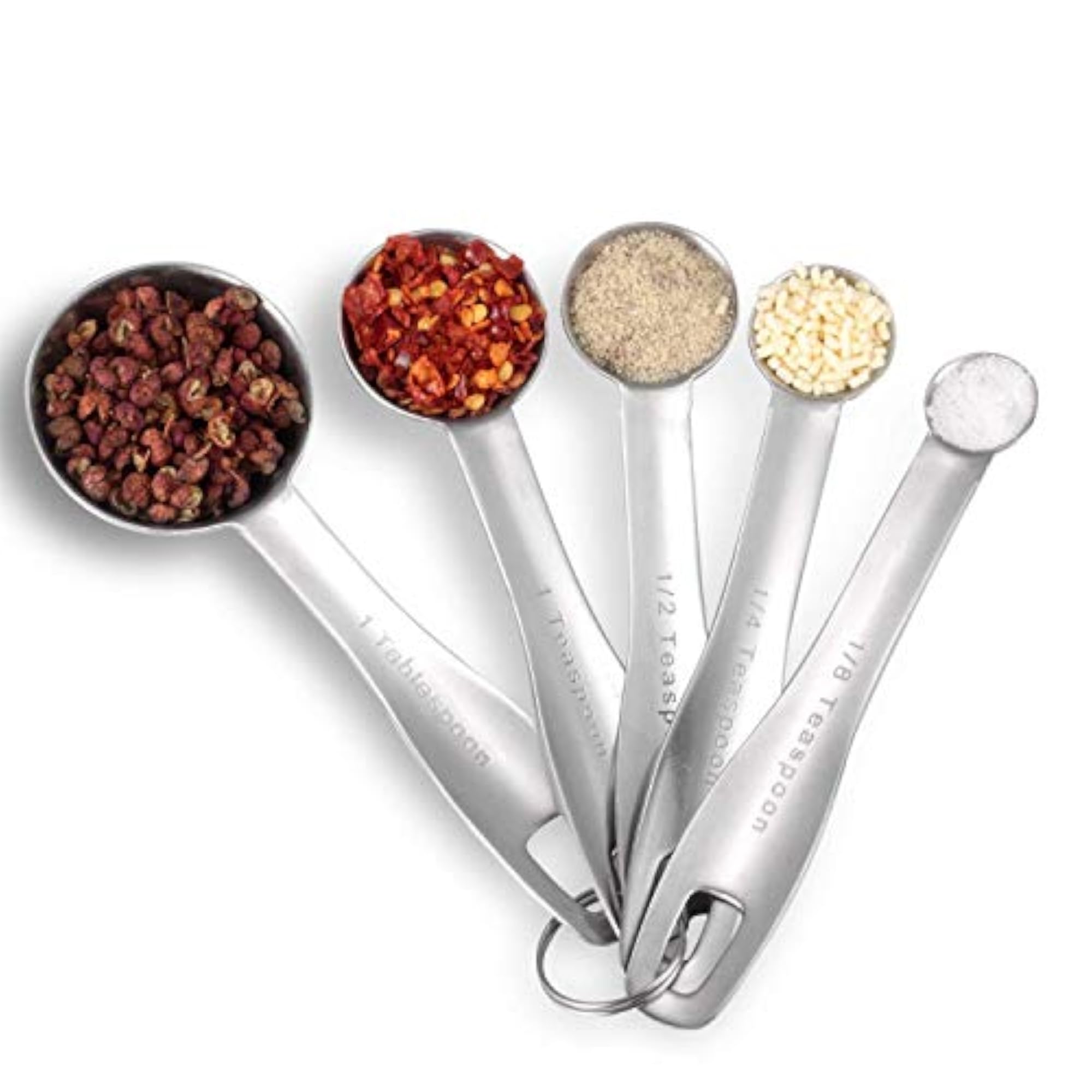 4Pc Stainless Steel Measuring Spoon Set