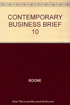 Paperback Contemporary Business Brief 10th Book